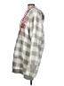 Coca-Cola 100% Polyester Checkered-gingham Silver Poncho Size L - photo 5
