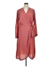 Time and Tru 100% Polyester Stripes Red Casual Dress Size XL - photo 1