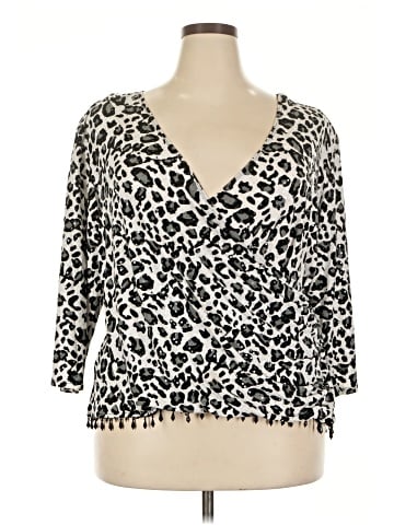 MSK 3/4 Sleeve Blouse (view 1)