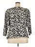 MSK Animal Print Ivory 3/4 Sleeve Blouse Size 3X - photo 2