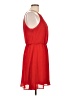 Lush 100% Polyester Solid Red Casual Dress Size L - photo 4