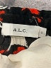 A.L.C. 100% Silk Print Black Silk Skirt Size 0 - photo 3
