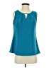 Blooming Jelly Teal Sleeveless Blouse Size S - photo 1