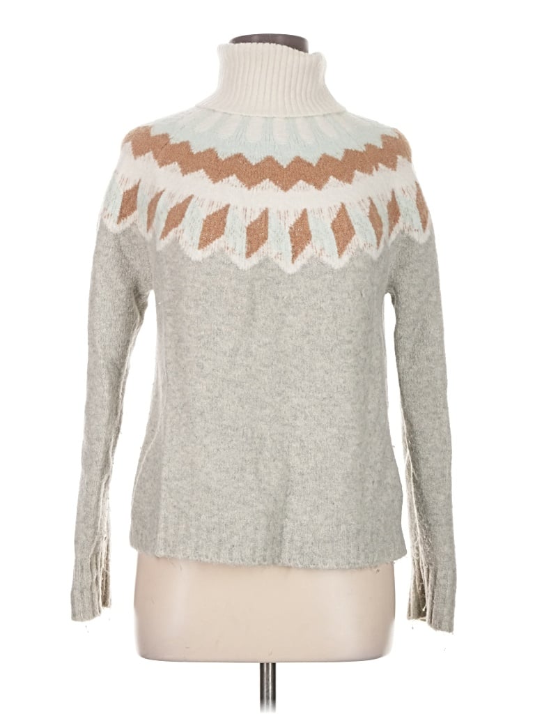 Pre-owned Jcrew Pullover Sweater In Gray