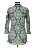 J. McLaughlin Paisley Blue 3/4 Sleeve Henley Size M - photo 2