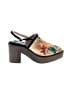Free People Graphic Brown Tan Mule/Clog Size EU 38 - photo 1