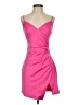 Elliatt Solid Pink Cocktail Dress Size XS - photo 1