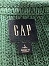Gap 100% Cotton Solid Green Pullover Sweater Size L (tall) - photo 7