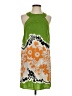 Max Studio Print Green Casual Dress Size S - photo 1