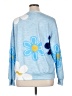Unbranded Floral Blue Sweatshirt Size XL - photo 2