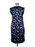 Doncaster Collection Print Blue Cocktail Dress Size L (estimated) - photo 2