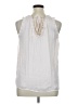 LC Lauren Conrad 100% Polyester White Sleeveless Blouse Size XL - photo 2