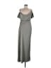 BHLDN 100% Polyester Gray Casual Dress Size 8 - photo 1