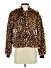 Splendid Animal Print Brown Faux Fur Jacket Size XS - photo 1