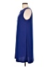 MSK Solid Blue Casual Dress Size L (estimated) - photo 5