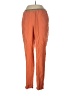 Hartford 100% Linen Solid Orange Casual Pants Size 12 (4) - photo 1