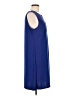 MSK Solid Blue Casual Dress Size L (estimated) - photo 4