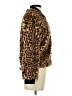 Splendid Animal Print Brown Faux Fur Jacket Size XS - photo 4