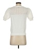 Aqua 100% Cotton Ivory Short Sleeve Top Size S - photo 2