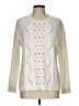 Talbots Hearts Ivory Pullover Sweater Size Lg Petite - photo 1