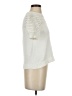 Aqua 100% Cotton Ivory Short Sleeve Top Size S - photo 4
