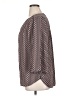 Pleione 100% Polyester Brown 3/4 Sleeve Blouse Size XL - photo 5