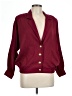 G.W. Burgundy 3/4 Sleeve Button-Down Shirt Size L (estimated) - photo 1