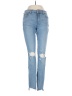 DL1961 Hearts Blue Jeans Size 25 waist - photo 1