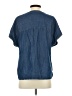 Universal Thread 100% Lyocell Blue Short Sleeve Blouse Size S - photo 2