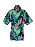 Assorted Brands Tropical Green Short Sleeve Blouse Size S - photo 2
