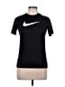 Nike 100% Polyester Black Active T-Shirt Size L - photo 1
