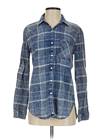 SNEAK PEEK Long Sleeve Button-Down Shirt (view 1)
