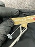 Michael Kors Collection Metallic Silver Black Cocktail Dress Size 10 - photo 4