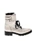 Sam Edelman 100% Leather Ivory Gray Ankle Boots Size 8 - photo 1