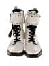 Sam Edelman 100% Leather Ivory Gray Ankle Boots Size 8 - photo 2