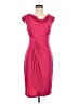 Connected Apparel Solid Pink Cocktail Dress Size 6 - photo 1