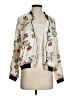 Truly 4 You 100% Polyester Floral Ivory Jacket Size S - photo 1