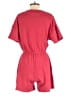Zenana Solid Red Romper Size S - photo 2