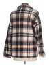 Unbranded 100% Polyester Plaid Gray Coat Size L - photo 2