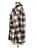 Unbranded 100% Polyester Plaid Gray Coat Size L - photo 5