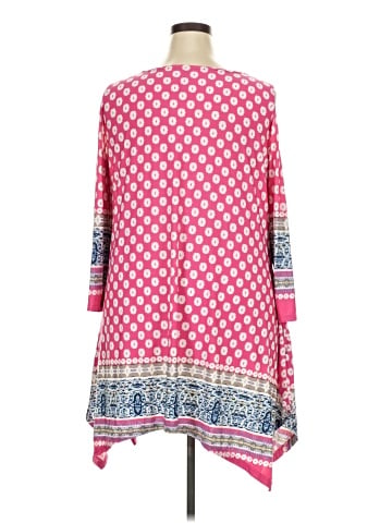White Mark 3/4 Sleeve Blouse (view 2)
