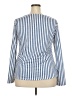 Unbranded 100% Polyester Blue Long Sleeve Blouse Size XXL - photo 2