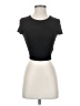 Shein Black Short Sleeve Turtleneck Size XS - photo 1