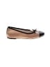 J.Crew Color Block Tan Flats Size 8 - photo 1