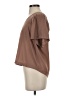 Evereve 100% Polyester Brown Short Sleeve Blouse Size S - photo 5