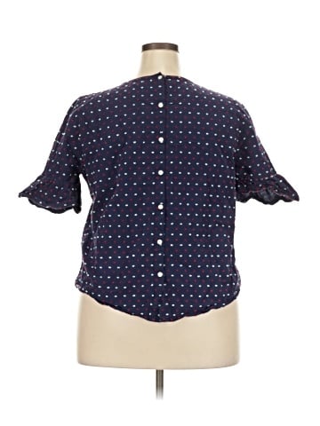 IZOD Short Sleeve Blouse (view 2)