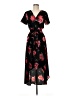 Minette Floral Black Casual Dress Size M - photo 1