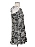 Zara Graphic Black Casual Dress Size S - photo 4
