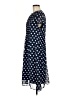 Robert Louis 100% Polyester Polka Dots Blue Casual Dress Size M - photo 5
