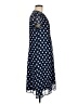 Robert Louis 100% Polyester Polka Dots Blue Casual Dress Size M - photo 4